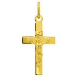 Złoty Krzyżyk z figurką Jezusa Chrystusa 0,85 pr. 585