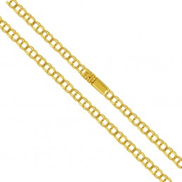 Złoty łańcuszek splot Bismark Garibaldi 60/9g pr. 585