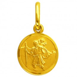 Złoty medalik  Św. Krzysztofa 0,87 złoto 585
