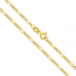 Złoty łańcuszek typu New Figaro 45/3,07g złoto 585