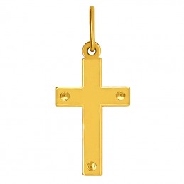 Złoty Krzyżyk Figura Jezusa Chrystusa Pamiątka 2,13 białe złoto 585