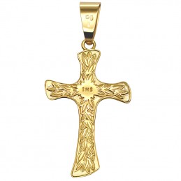 Złoty Krzyżyk warszawski 2 Figurka z białego złoto 585