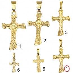 Złoty Krzyżyk warszawski 4 Figurka z białego złoto 585