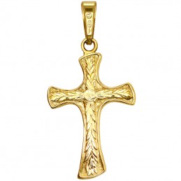 Złoty Krzyżyk warszawski 4 Figurka z białego złoto 585