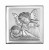 Obrazek Srebrny Chrzest Święty 8x8cm
