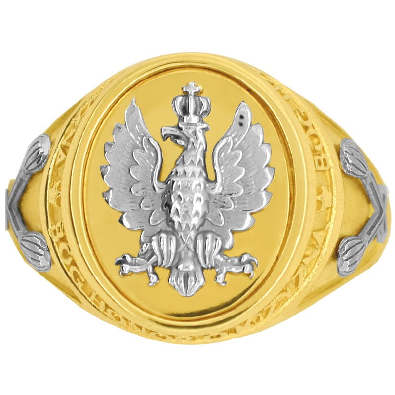 Złoty Sygnet męski Marszałkowski legionowy 10,92g złoto 585