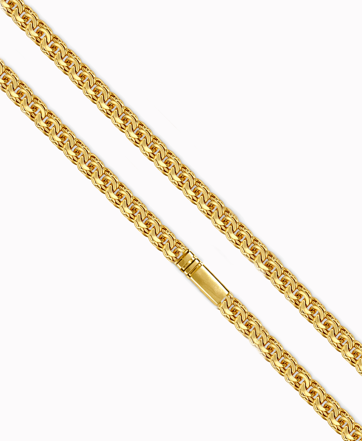Złoty łańcuszek splot Bismark Garibaldi 60cm 6mm pr. 585