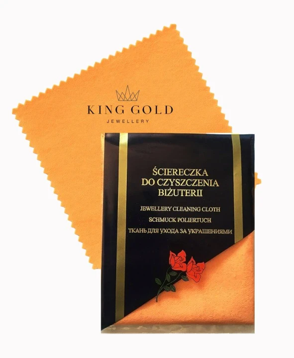 Ściereczka PRO do czyszczenia i polerowania biżuterii złotej pr. 585 i 333