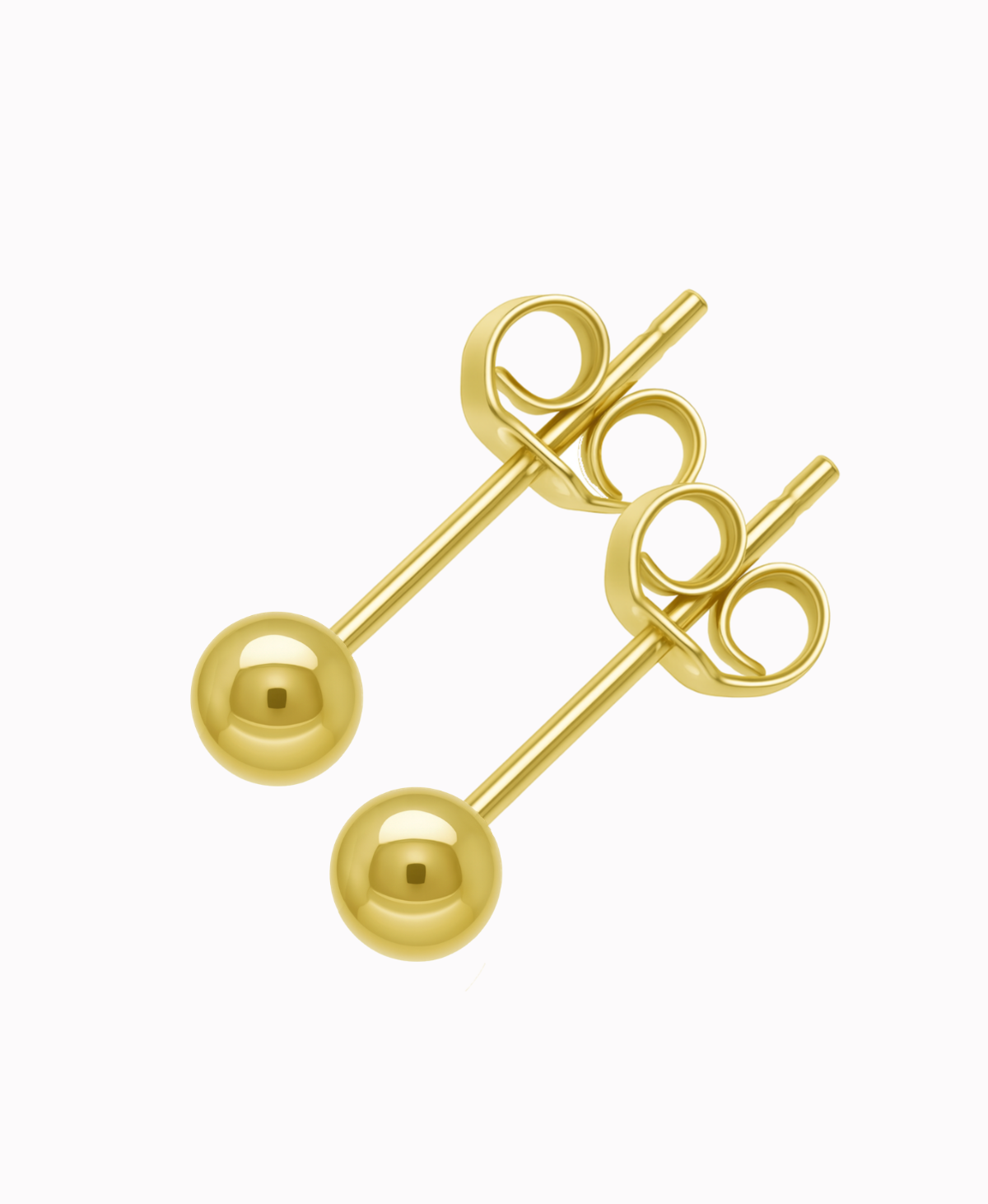 Złote Kolczyki Kuleczki sztyft 2,43mm/0,67g złoto 585