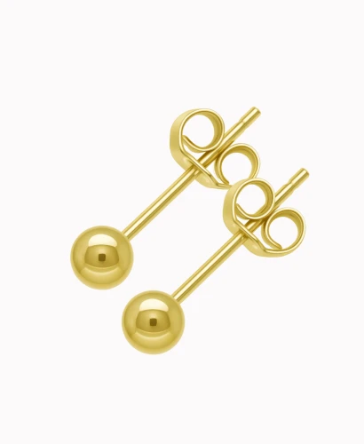 Złote Kolczyki Kuleczki sztyft 2,43mm/0,67g złoto 585