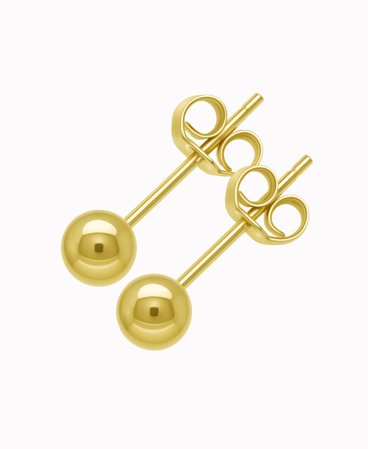 Złote Kolczyki Kuleczki sztyft 3,45mm/0,71g złoto 585