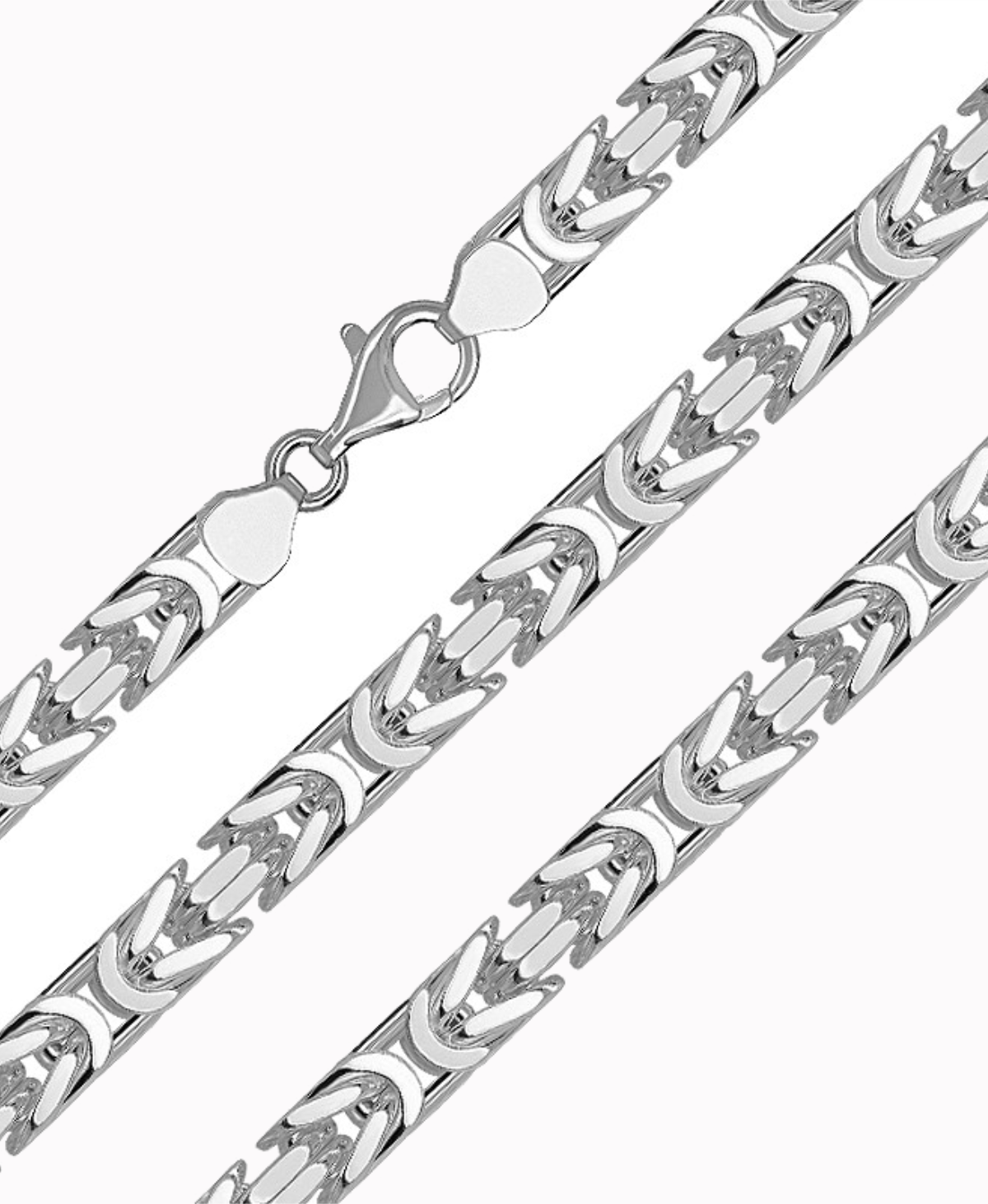 Srebrny łańcuszek splot Królewski 55cm 159g pr. 925