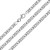 Srebrny łańcuszek splot Królewski 60cm 78g pr. 925