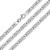Srebrny łańcuszek splot Królewski 60cm 78g pr. 925