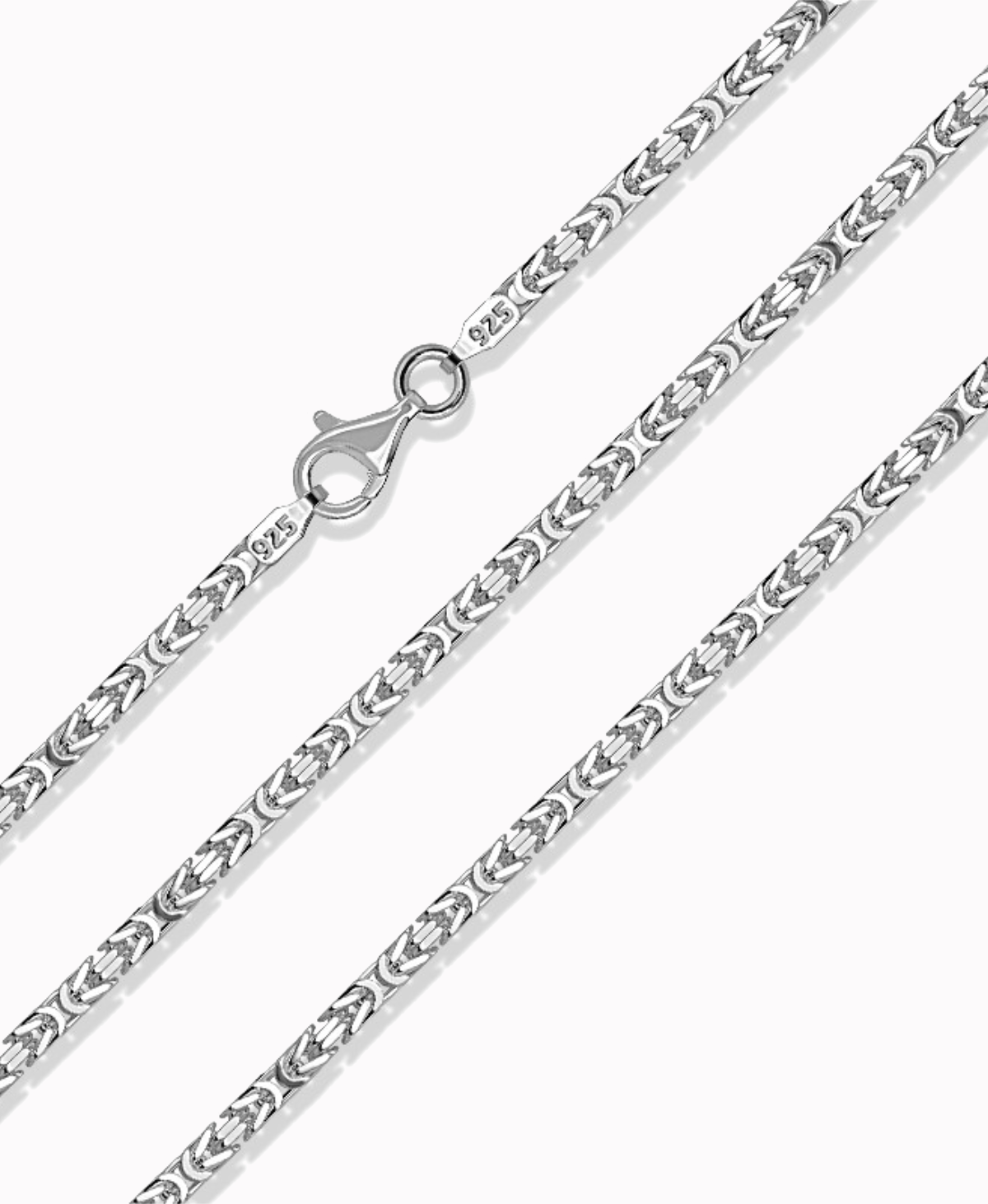 Srebrny łańcuszek splot Królewski 60cm 32,20g pr. 925
