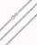 Srebrny łańcuszek splot Królewski 60cm 32,20g pr. 925