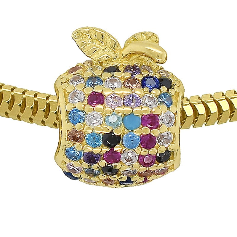 Charms Jabłko do Modułowej bransolety DISCO Pamiątka pr.585