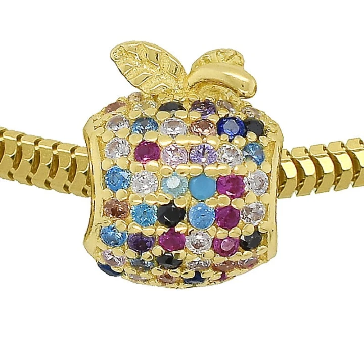 Charms Jabłko do Modułowej bransolety DISCO Pamiątka pr.585