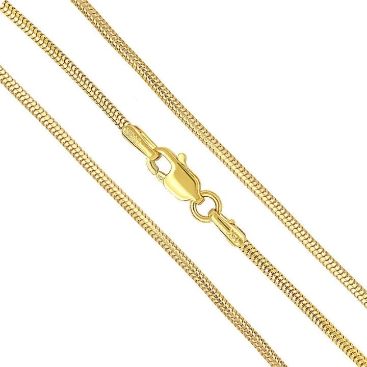 Złoty Łańcuszek splot Linka - Snake 45cm 3,1g pełne złoto 585