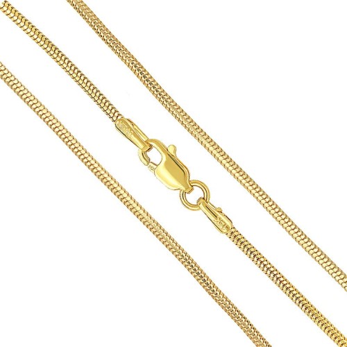 Złoty Łańcuszek splot Linka - Snake 45cm 3,1g pełne złoto 585