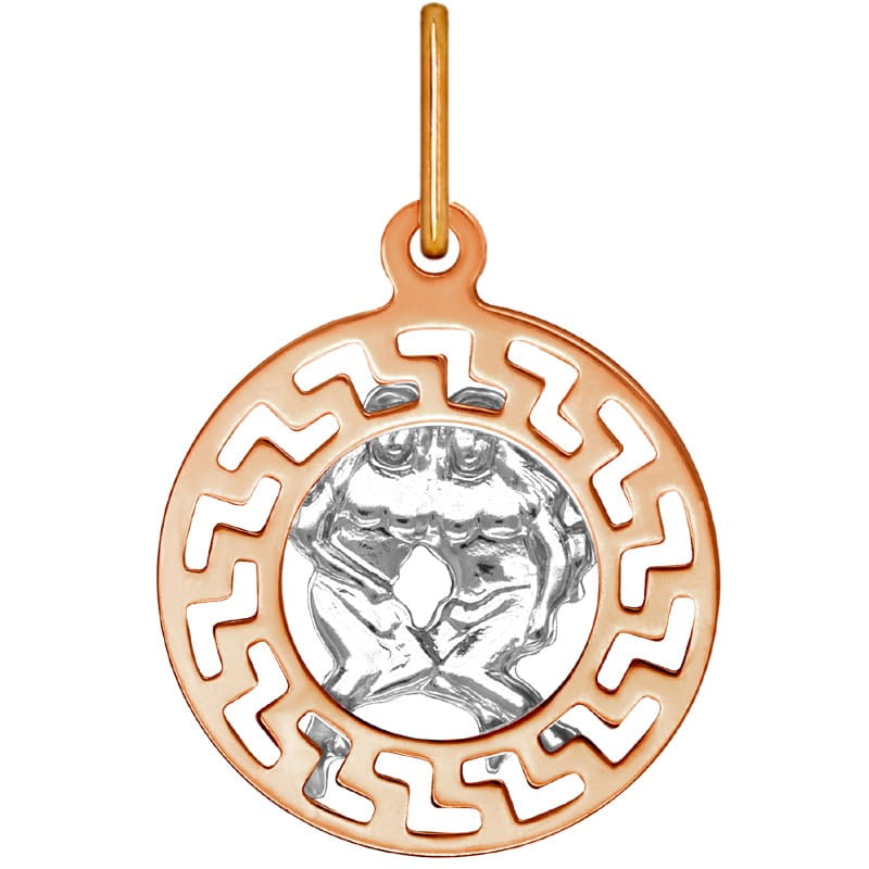 Znak zodiaku przywieszka Bliźnięta złoto pr.585