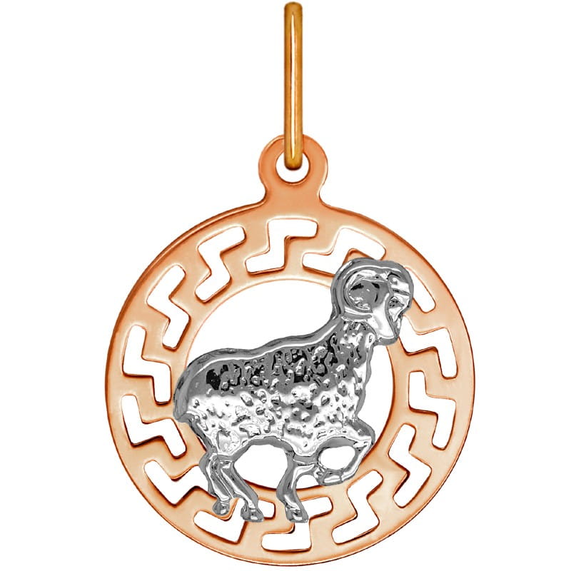 Znak zodiaku przywieszka Bliźnięta złoto pr.585