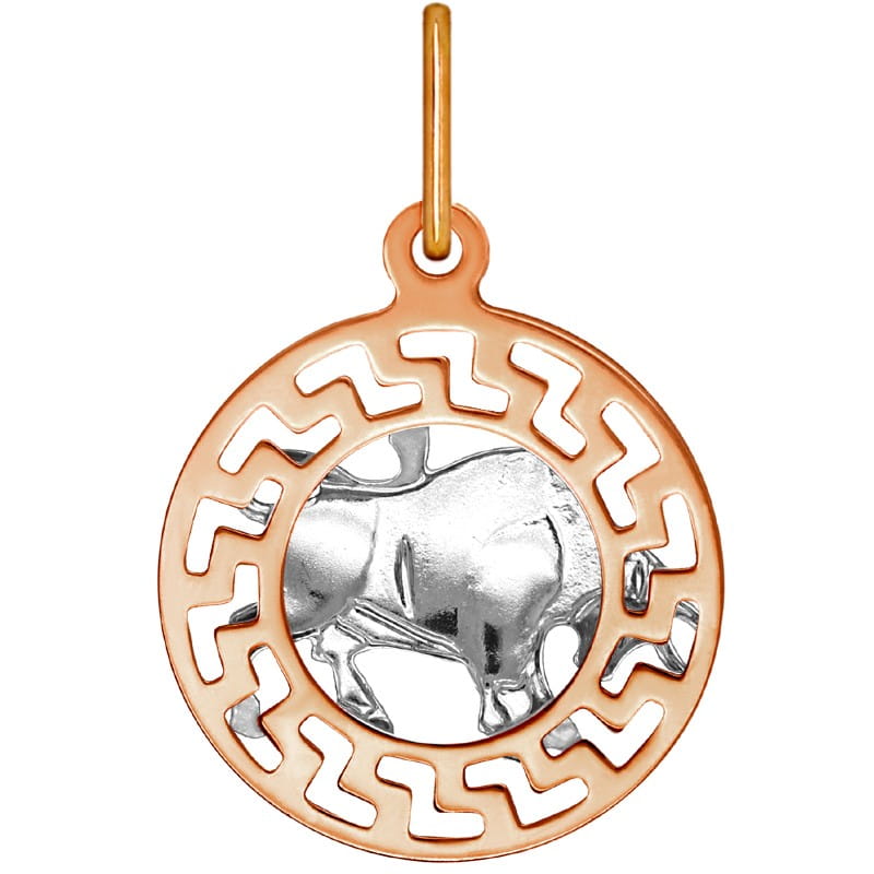 Znak zodiaku przywieszka Bliźnięta złoto pr.585
