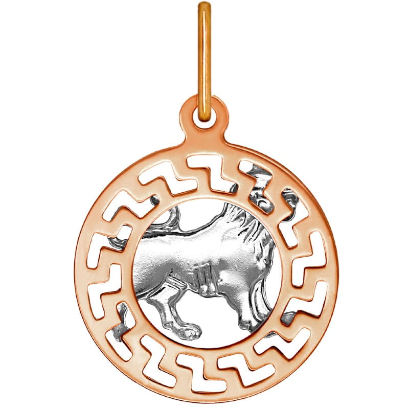 Znak zodiaku przywieszka Bliźnięta złoto pr.585