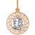 Znak zodiaku przywieszka Bliźnięta złoto pr.585