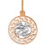 Znak zodiaku przywieszka Bliźnięta złoto pr.585