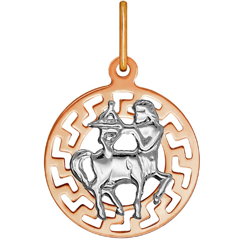 Znak zodiaku przywieszka Bliźnięta złoto pr.585