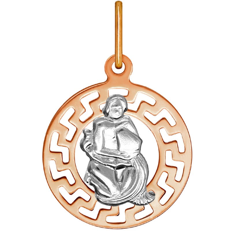 Znak zodiaku przywieszka Bliźnięta złoto pr.585