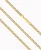 Złoty łańcuszek splot Bismark Garibaldi 50cm 9,5g pełne złoto