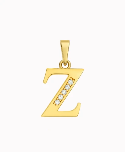 Złota zawieszka literka Z pr. 585
