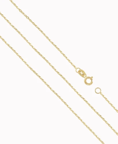 Złoty Łańcuszek Ankier Diamentowany 45cm 1,84g