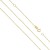 Złoty Łańcuszek Ankier Diamentowany 45cm 1,85g